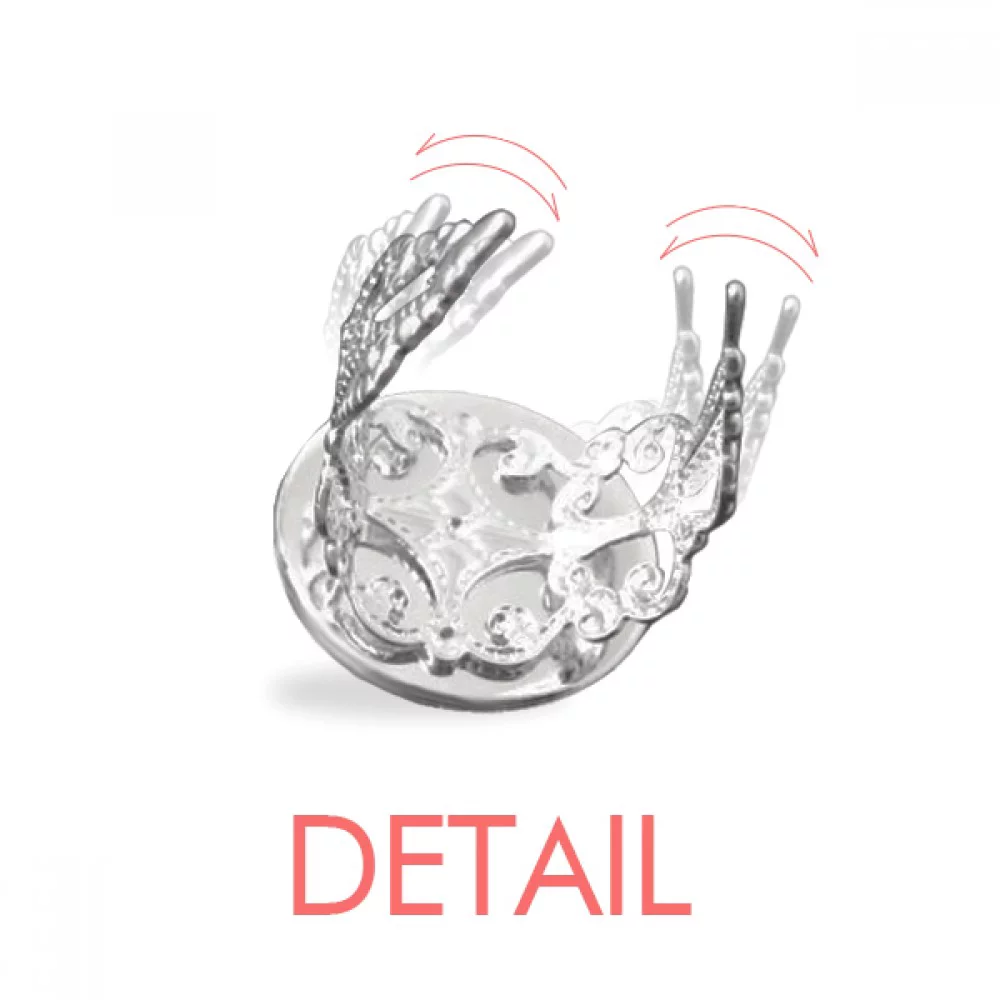 Japanese Traditional Edo Culture House Ring Adjustable Love Wedding Engagement