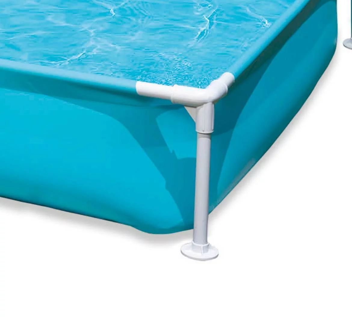 Intex 4ft x 12in Mini Frame Kiddie Beginner Swimming Pool, Ages 3 and Up, Blue