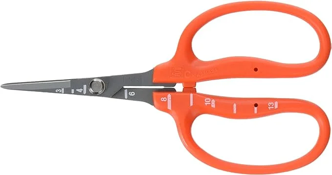 CHIKAMASA B-500SF Stainless Steel Fluorine Treated Grape Care Shears