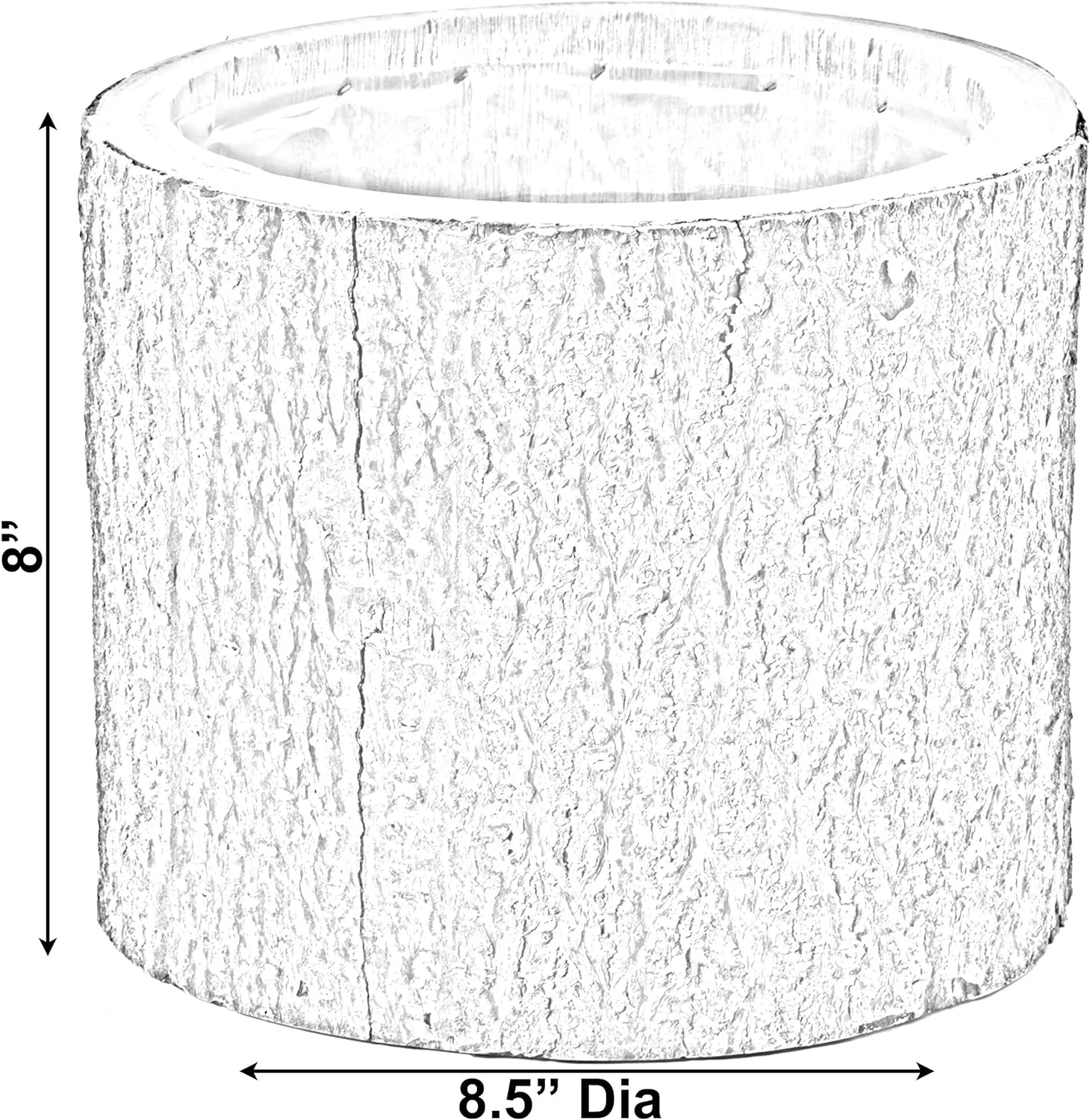 Wooden Stump Tree Branch With Succulent Planter Pot Flower Shelf