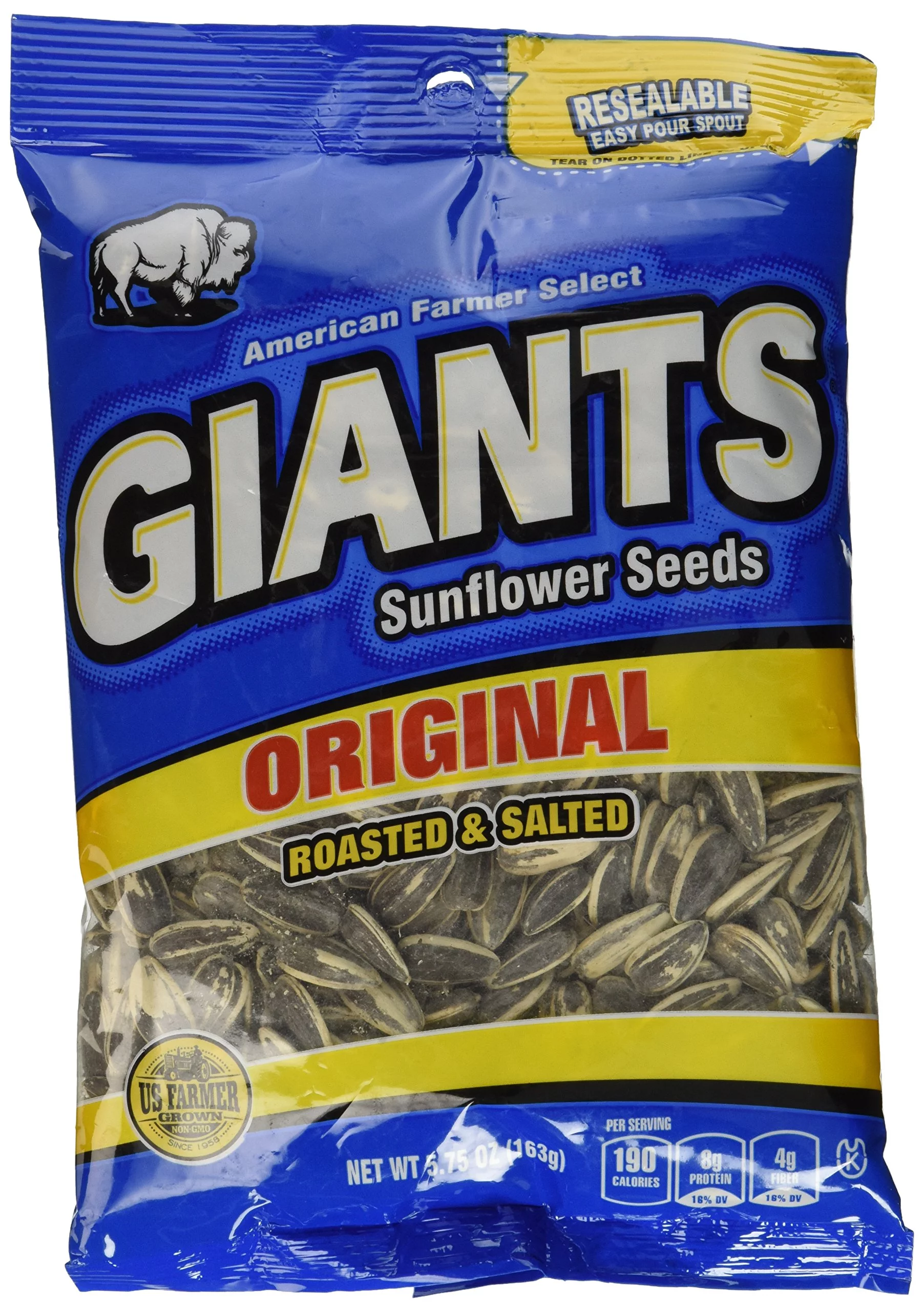 GIANTS Salted Sunflower Seeds (Pack of 6)