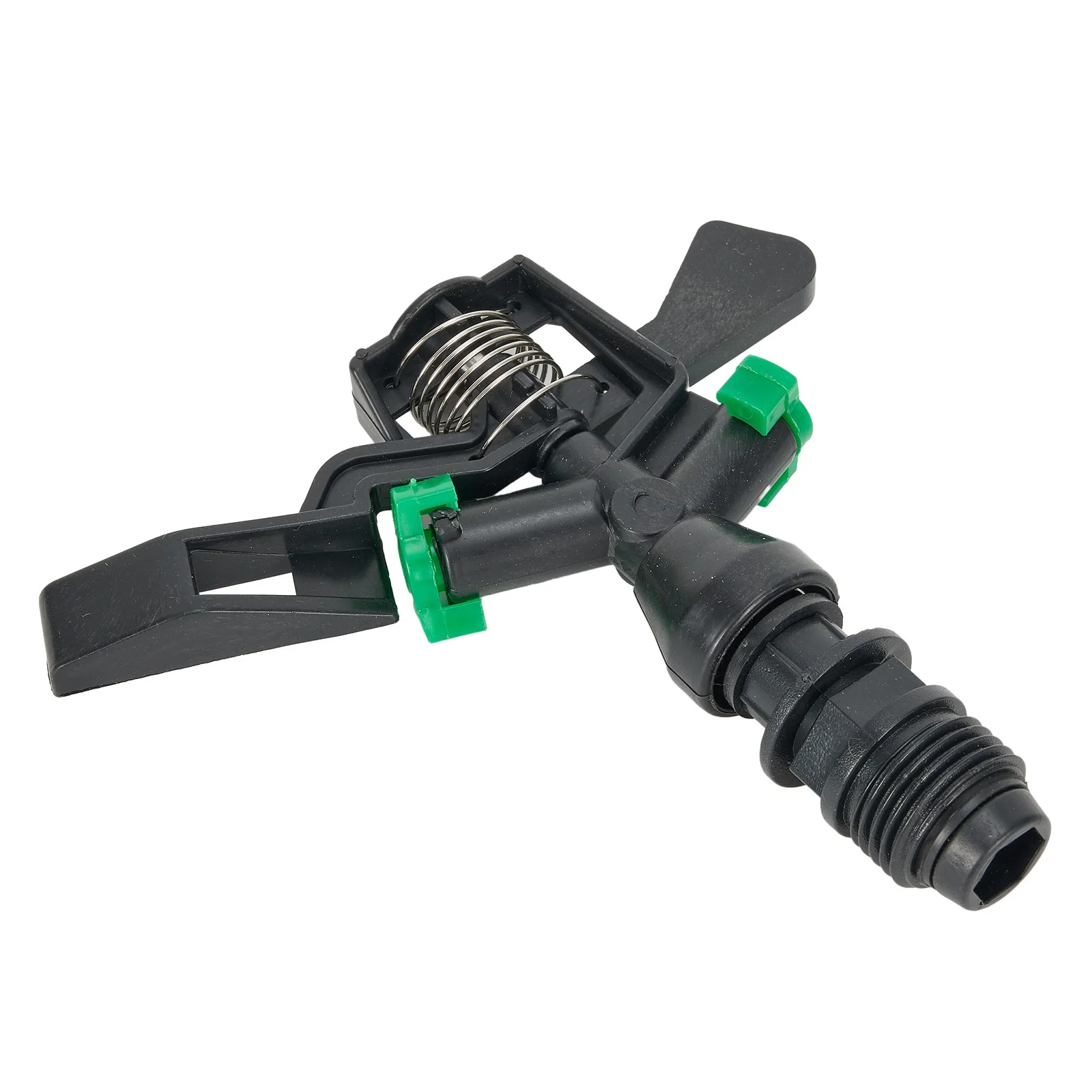 4x 1/2 Inch Plastic Impact Sprinkler 360° Rotation Head & Nozzle Lawn Irrigation