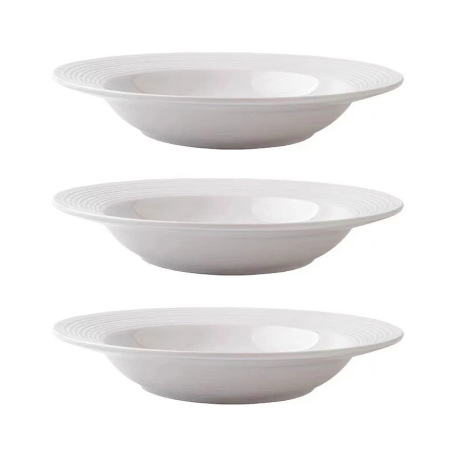 GBSELL Home Clearance Pure White Design Household Western Food Plates, Pasta Plates, Hotel Restaurant Tableware, Meal Plates, Dish Plates Gifts for Women Men Mom Dad