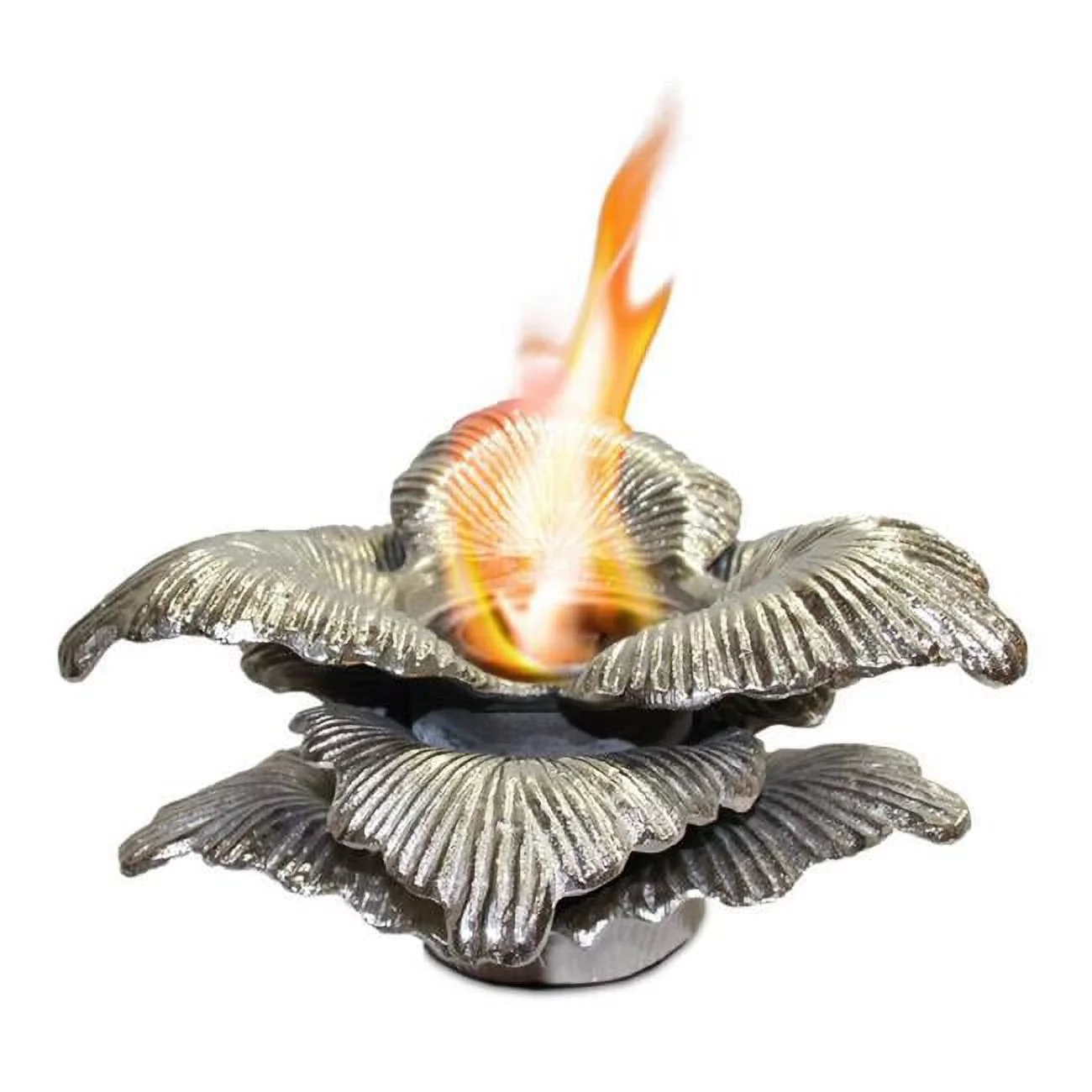 Anywhere Fireplace  Heathcoat Indoor and Outdoor Gel Fuel Fireplace - Gold