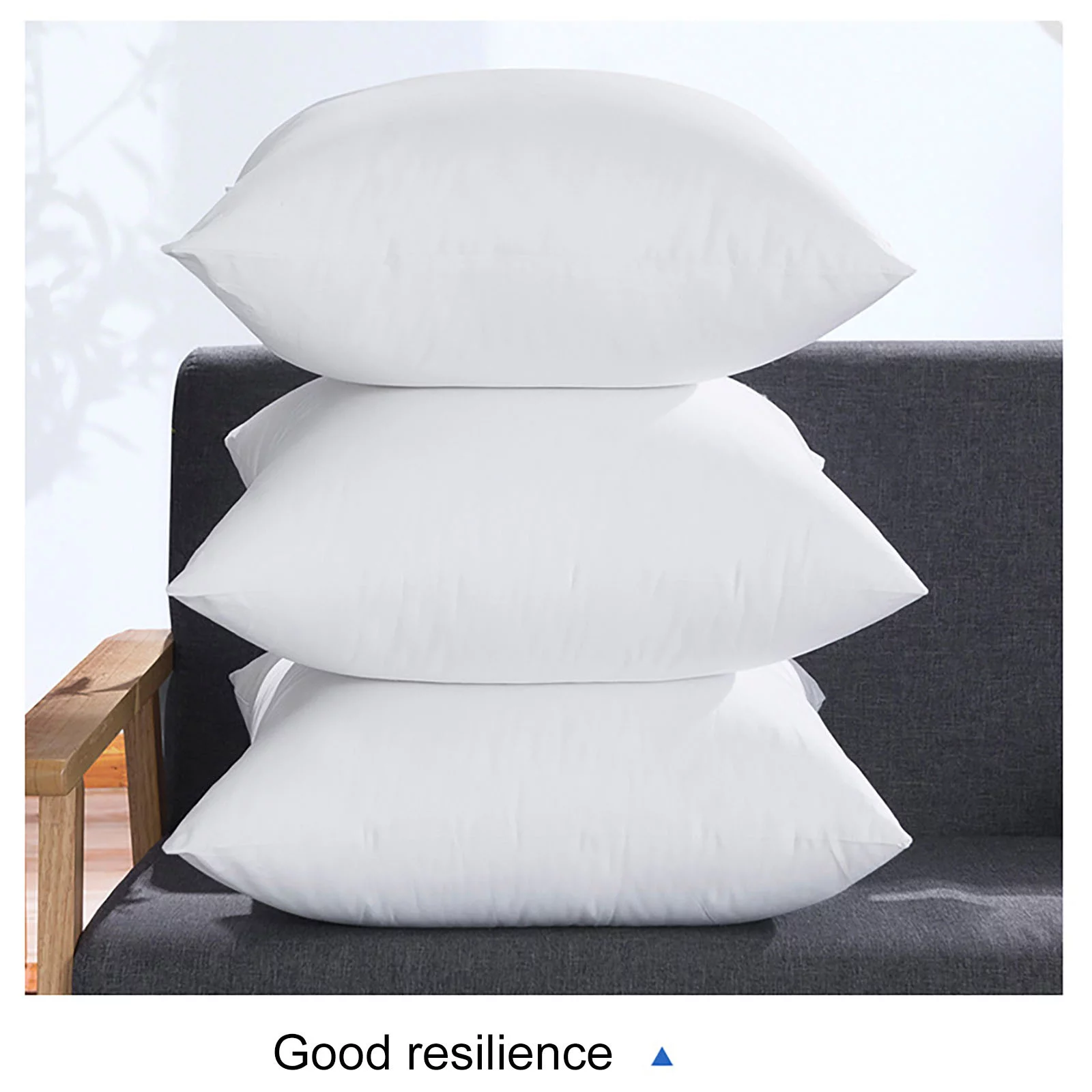 Pillow Covers 2-Piece Non-woven Pillow Core Substitute Polyester Square Pillow Core