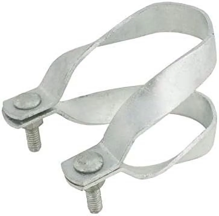 Cross-Connector (Purlin Bracket) for Greenhouse - Galvanized Steel (12 Pack w/Bolts) (1 3/8