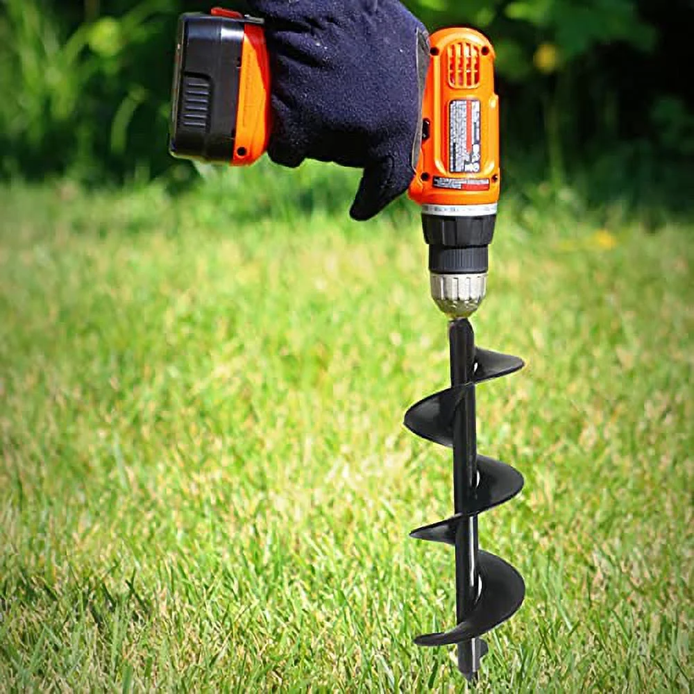 Auger 12Inch One Pack, Garden Plant Flower Bulb Auger For Planting Bulb Seedlings