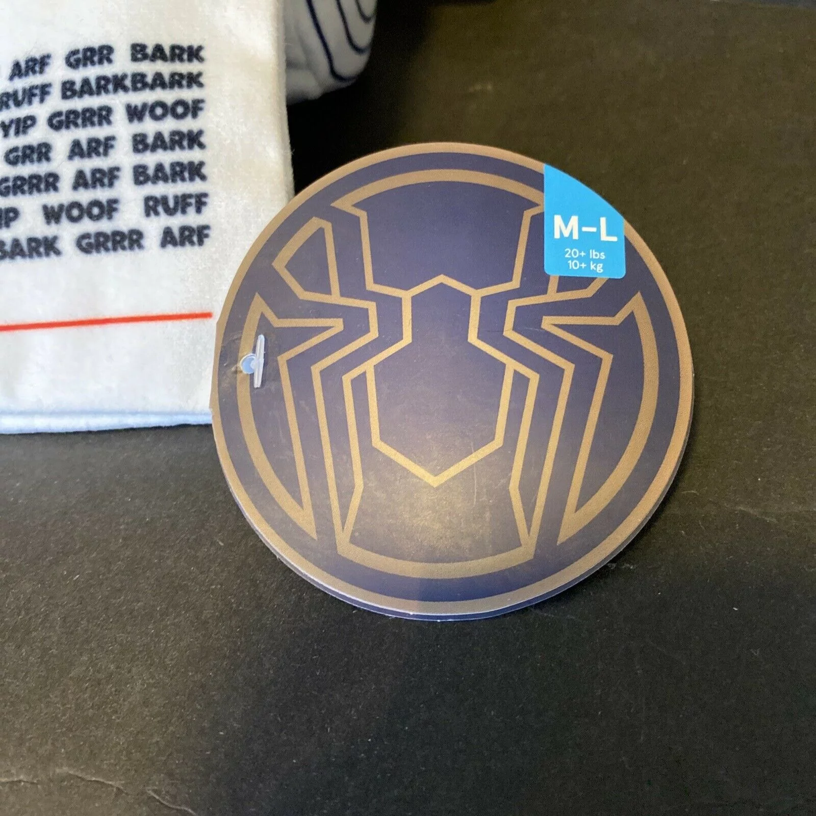 *New* Bark Box Dog Toy *Marvel SPIDER-MAN The Daily Beagle Newspaper Squeaky M/L