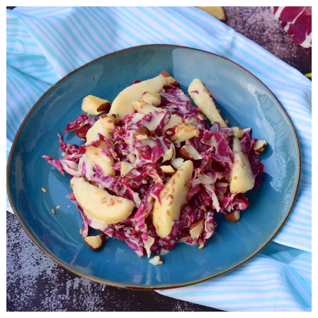 Everwilde Farms - 1 oz Rossa Di Verona Radicchio Endive Seeds - Gold Vault Bulk Seed Packet