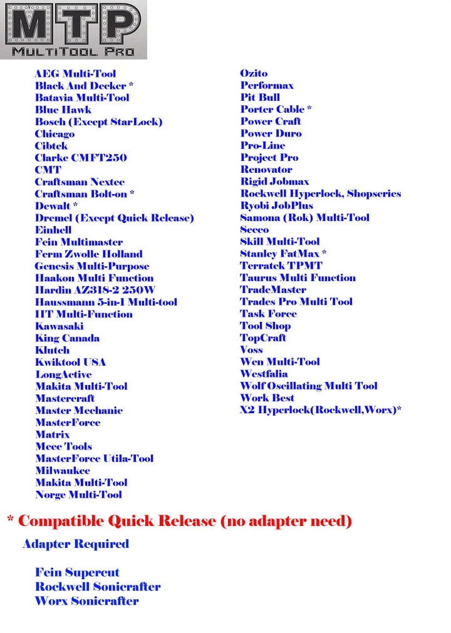 MTP ? Pack of 6 Semi Round Fine Tooth  Quick Release Arbor Universal Fit Multi Tool Oscillating Multitool Wood Saw Blade for Craftsman Makita Ridgid Porter Cable Black & Decker Dewalt Fein Bosch