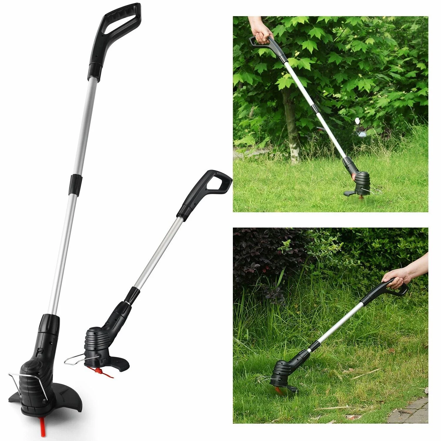 Gardening Lawn Mower Hand-Held Wireless Rechargeable Weed Removal Outdoor US