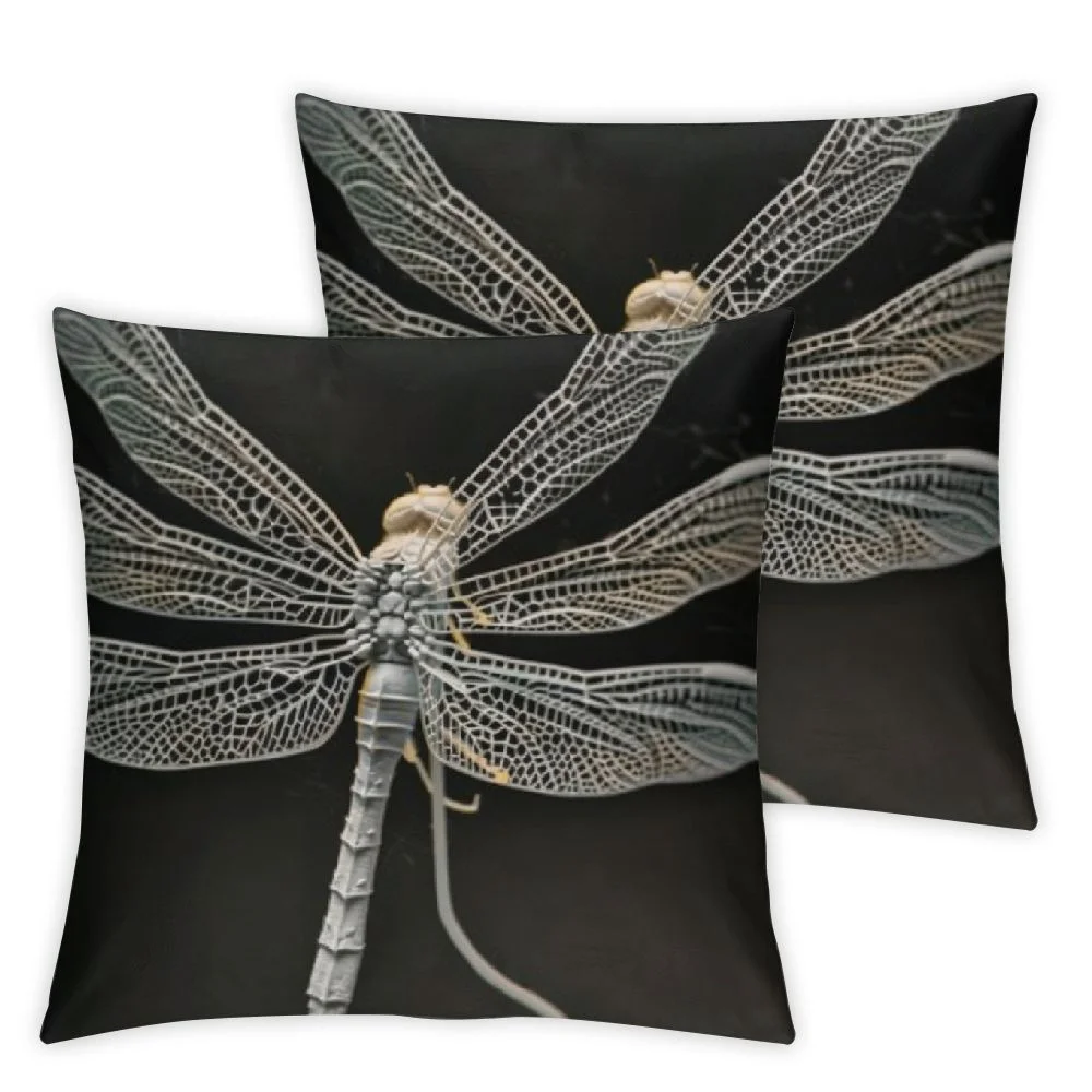 cffrgdeyh ，Printed Throw Pillow Cushion Covers Used for Sofa, Bed, Farmhouse, Chair, Dining, Patio, Outdoor, car ,Black and White