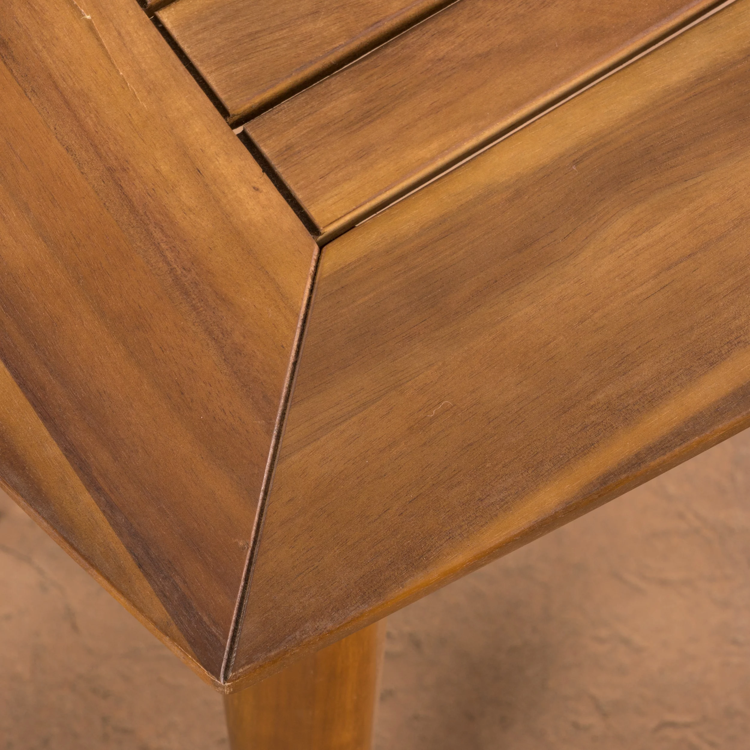 Noble House Jaxon 7 Piece Wooden Patio Dining Set in Teak