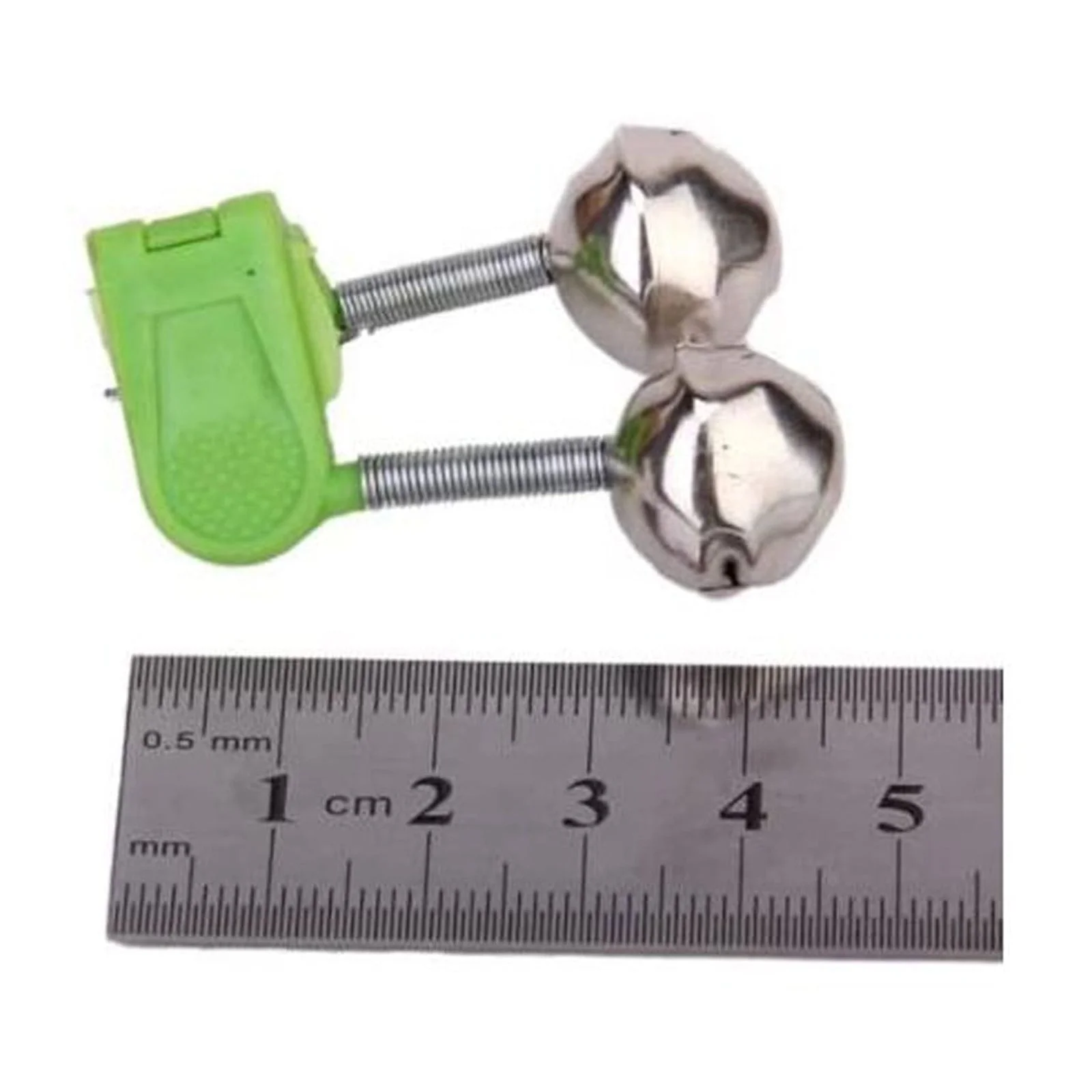 TIIFSWHS Bell spiral clip double fishing bell sea pole special fish bell Slide Sinkers for