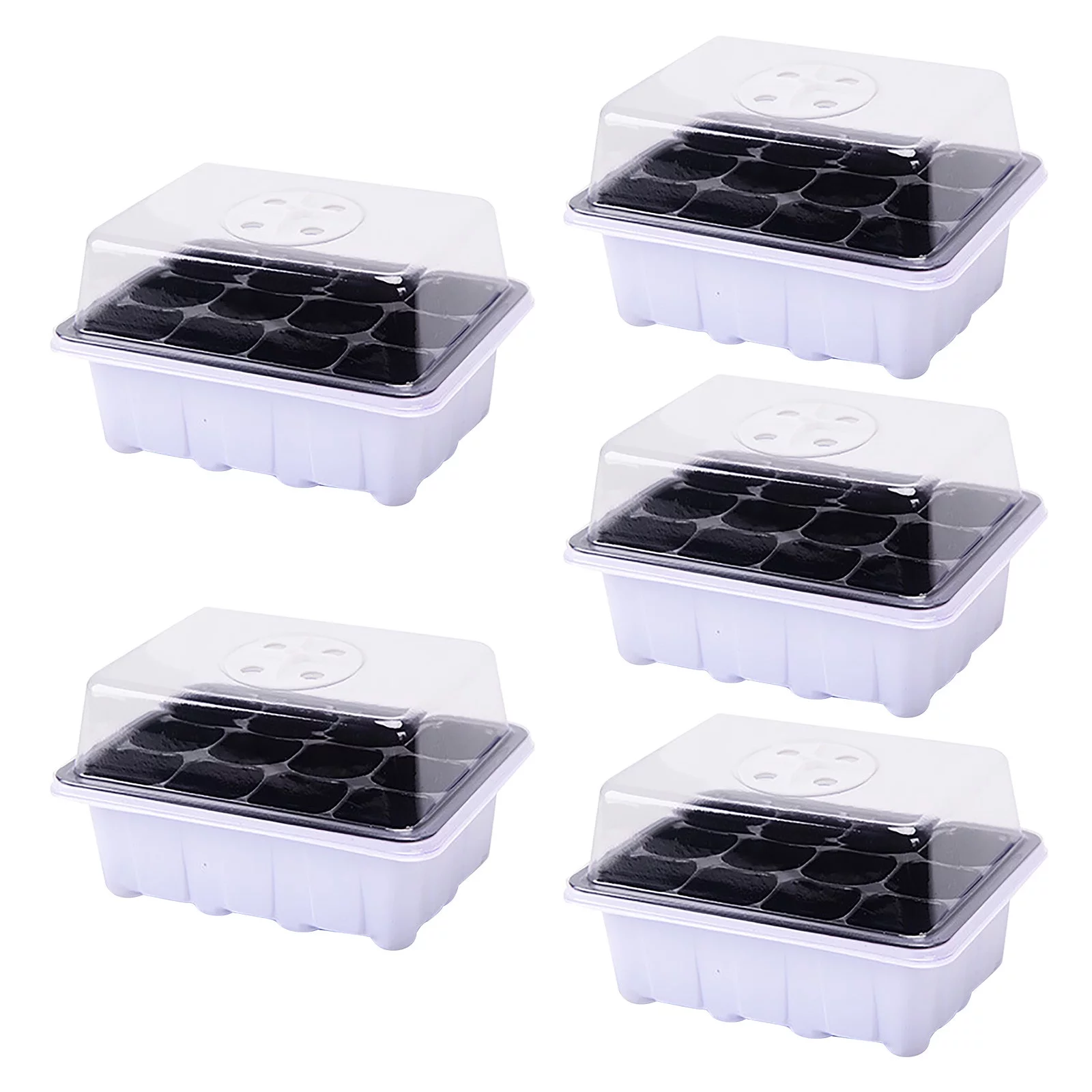 Indoor Propagation Box Greenhouse Propagation Set Tray With Lid And Ventilation