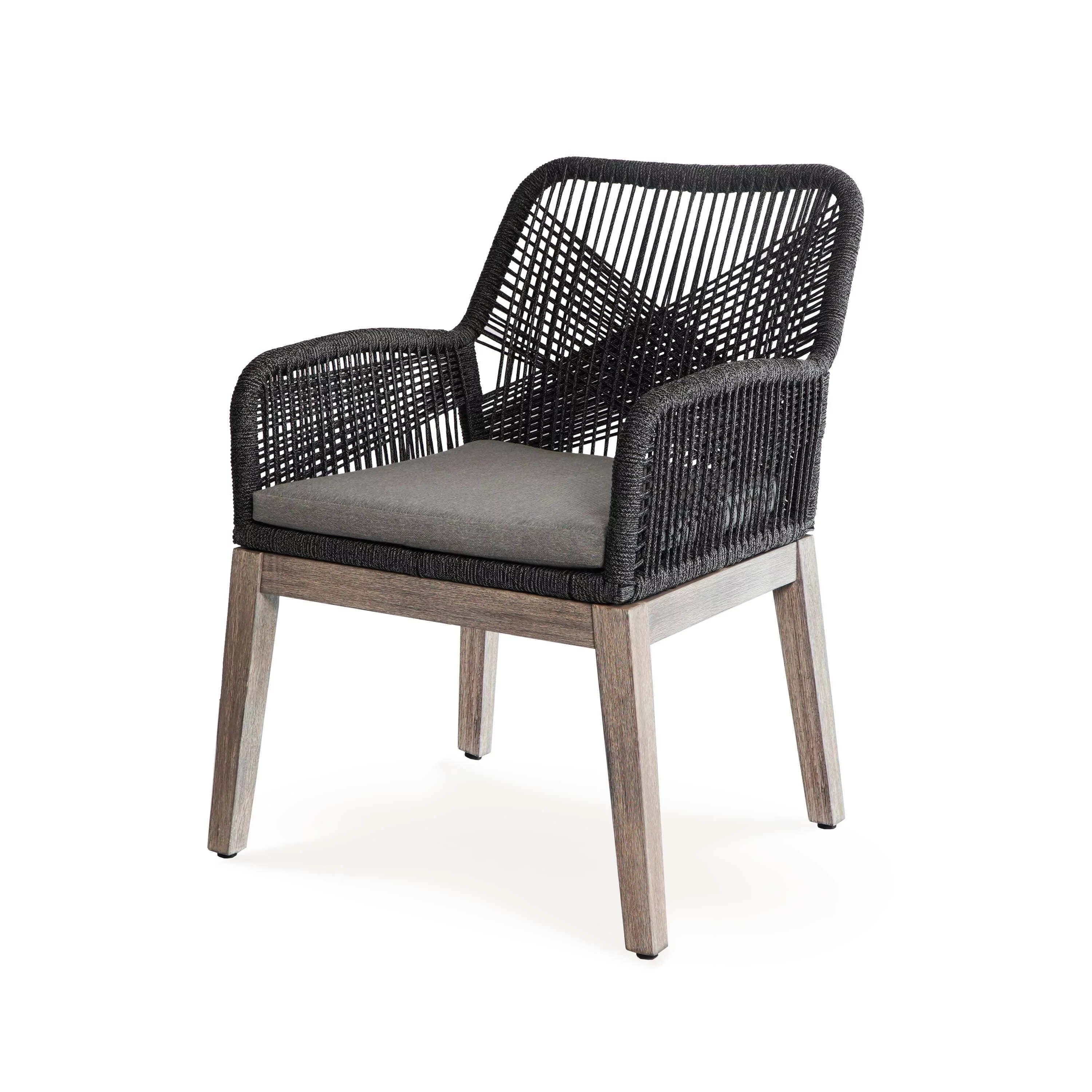 Ottawa Rope Weaving Chair - Black (set of 2) Ottawa Rope Weaving Chair (set of 2) Black