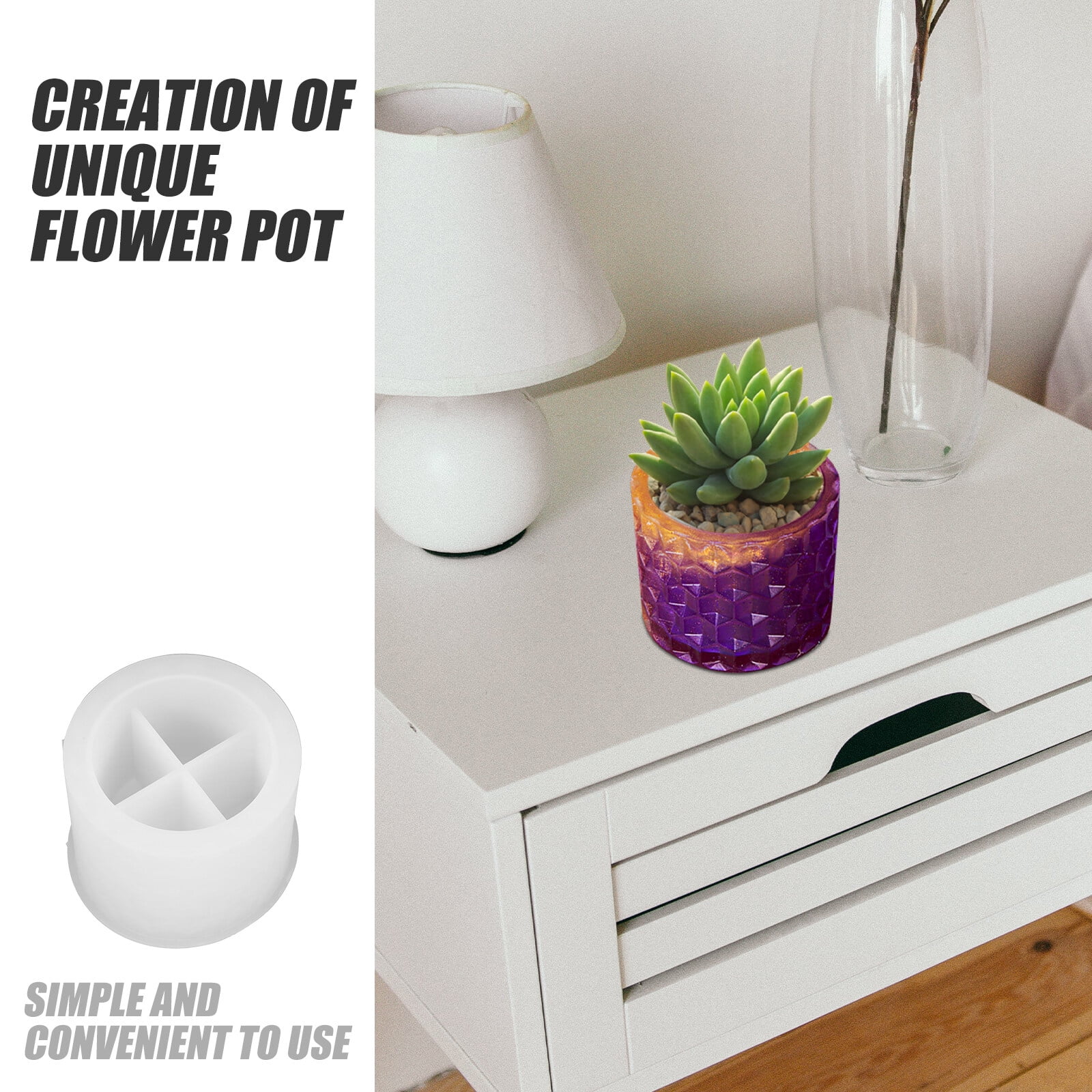 Yueyihe Silicone Planter Mold Concrete Mold Honeycomb Silicone Mold Honeycomb Planter Mold