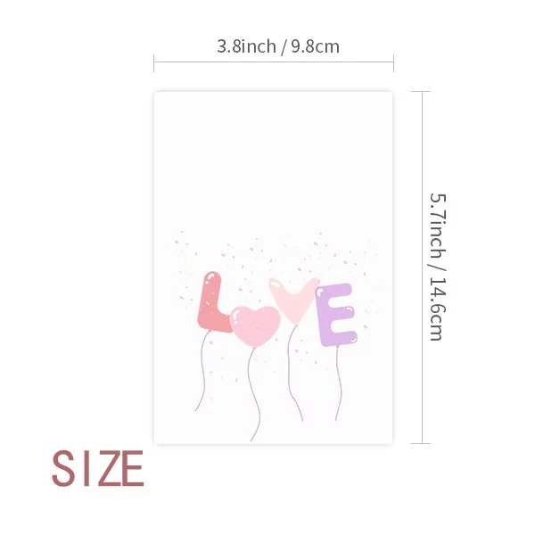 Saplings Sle Small TV Face Original Wedding Cards Congratulations Greeting Envelopes