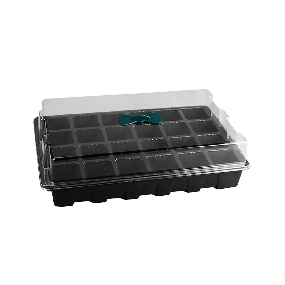 3 Pcs/Set 24-Hole Seedling Tray Plant Nursery Pot Air Holes Seeding Box Gardening Supplies