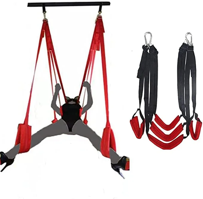 Adult Swing and 360 Degree Spinning Indoor Swivel Swing Set with Premium Paint Stand and Widened Thick Comfortable Swing for Couples