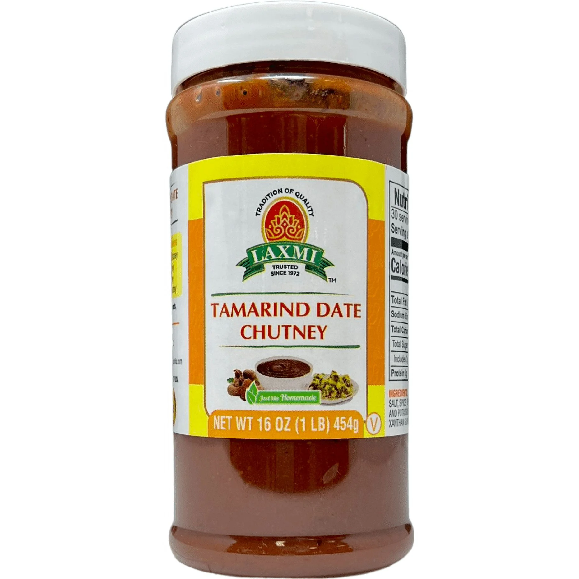 Laxmi Tamarind Date Chutney - 16 Oz (454 Gm)