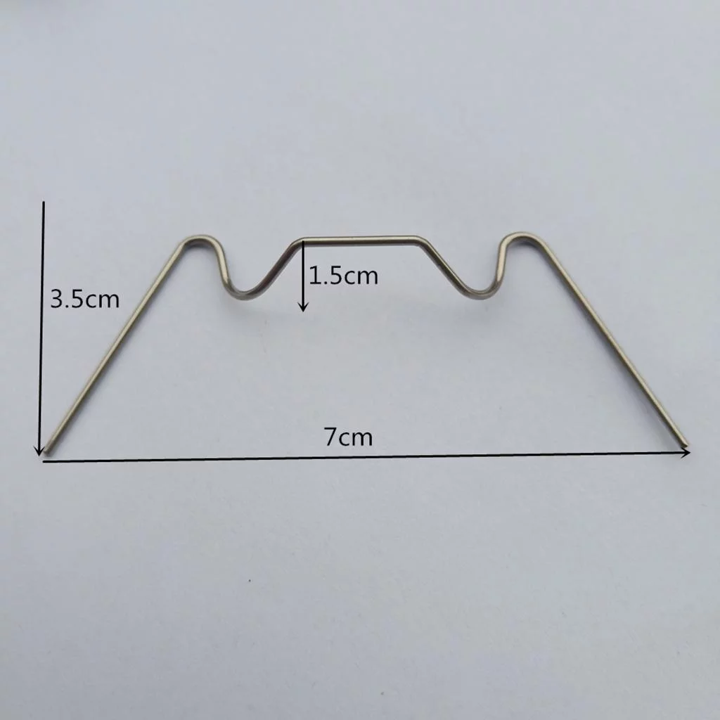 50pc Greenhouse Glass Clips Stainless Steel Wire Glass Clips Strong Sealing Clamps