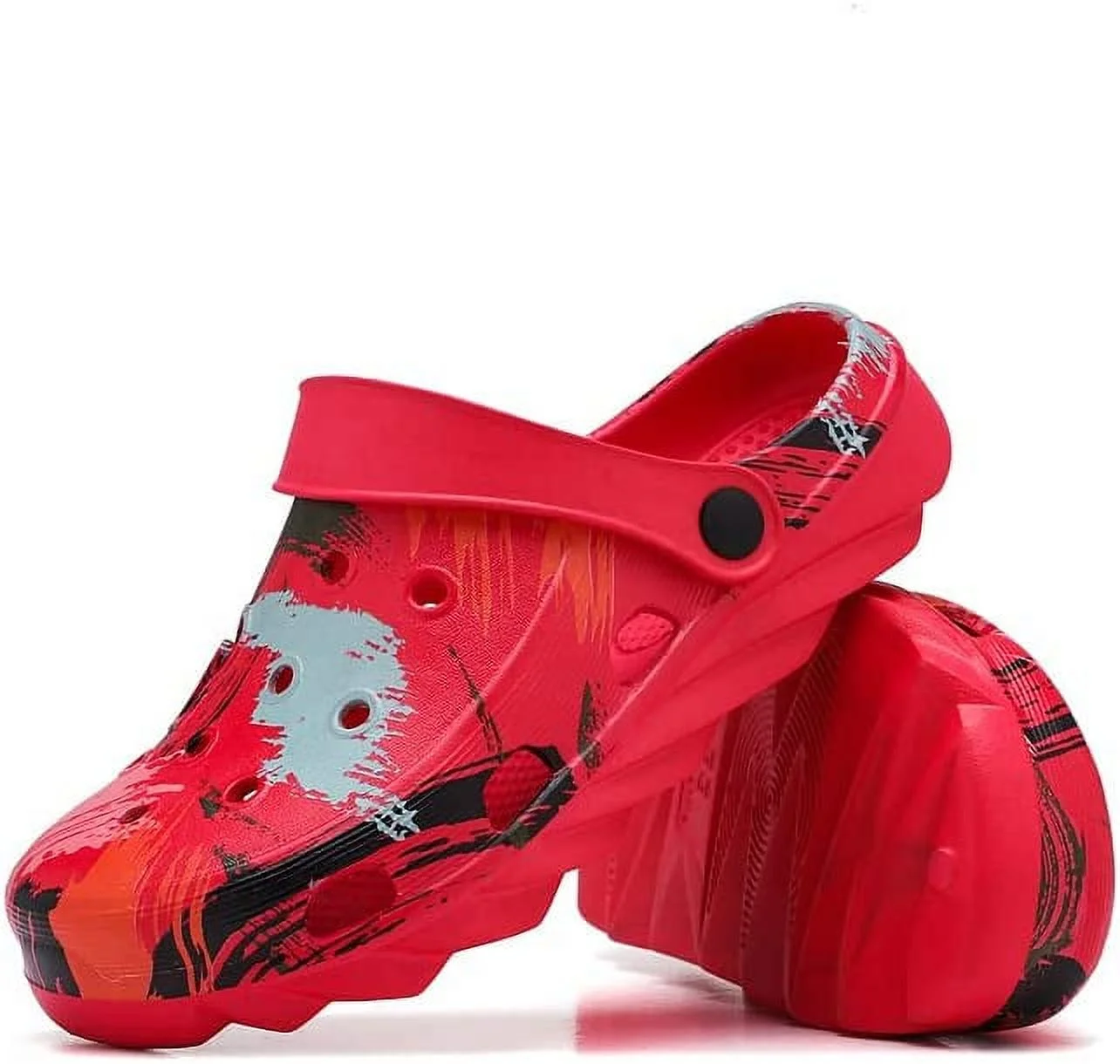 KAQ Kid's Garden Clogs Cute Slides Sandals Toddlers Beach Pool Shower Shoes with Non-Slip Sole