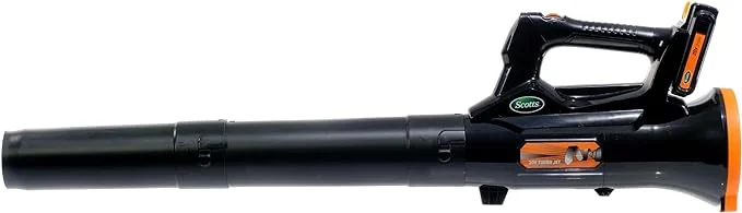 Open Box Scotts Power Tools LB22020S 20-Volt Cordless Electric Turbo Leaf Blower - Black