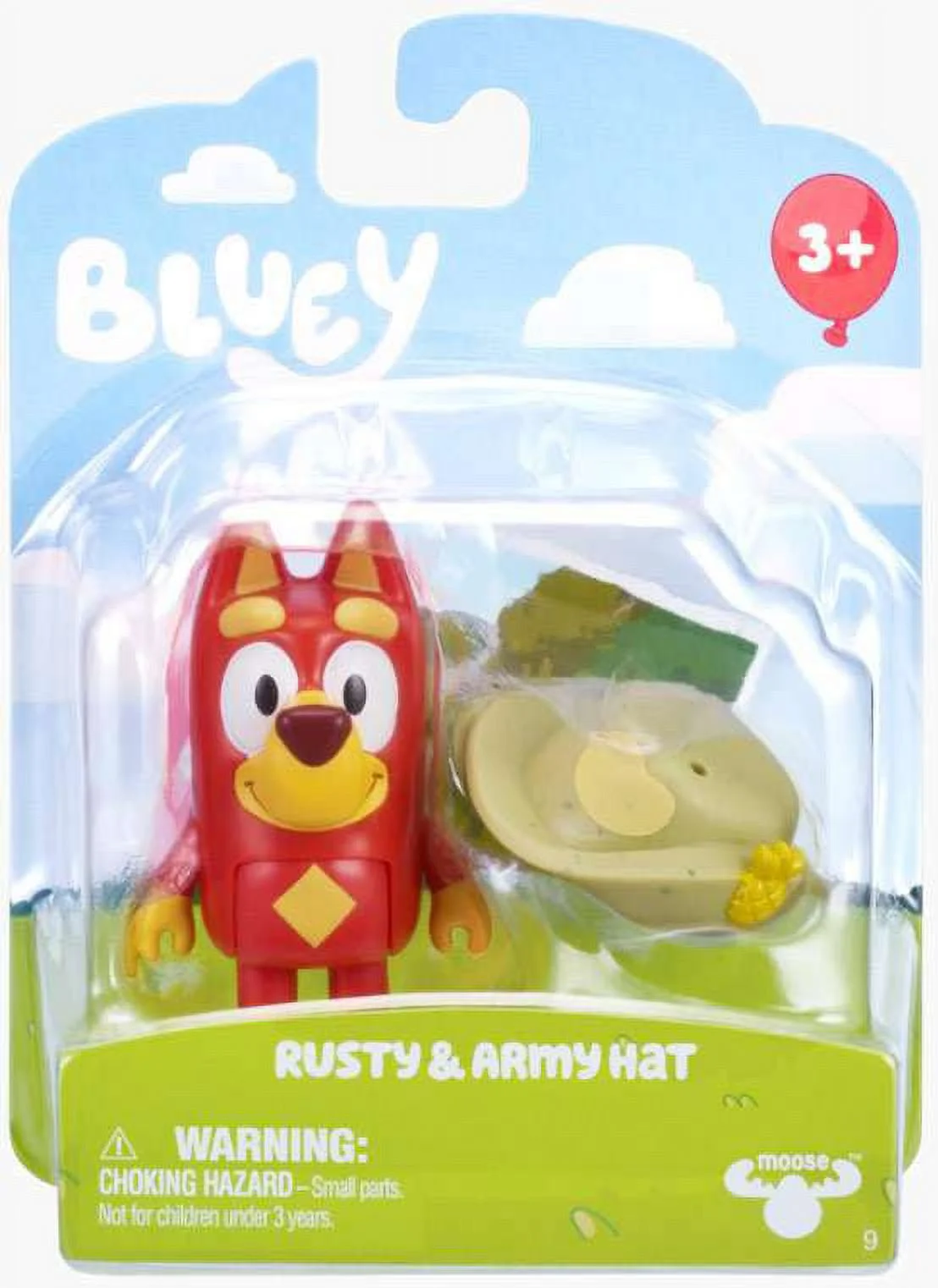 Bluey Rusty & Army Hat Mini Figure