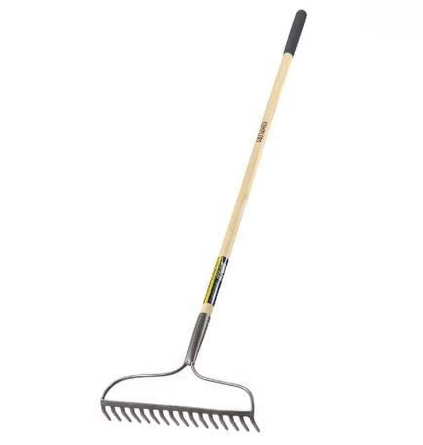 Forged Bow Rake, Wood Handle