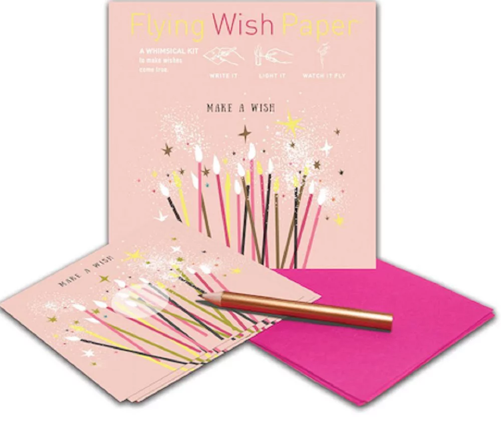 Flying Wish Paper Combo Pack, Koi Pond + Make a Wish, Mini Kit Combos, Write it, Light it, Watch it Fly, 2 x Mini Kits - 5