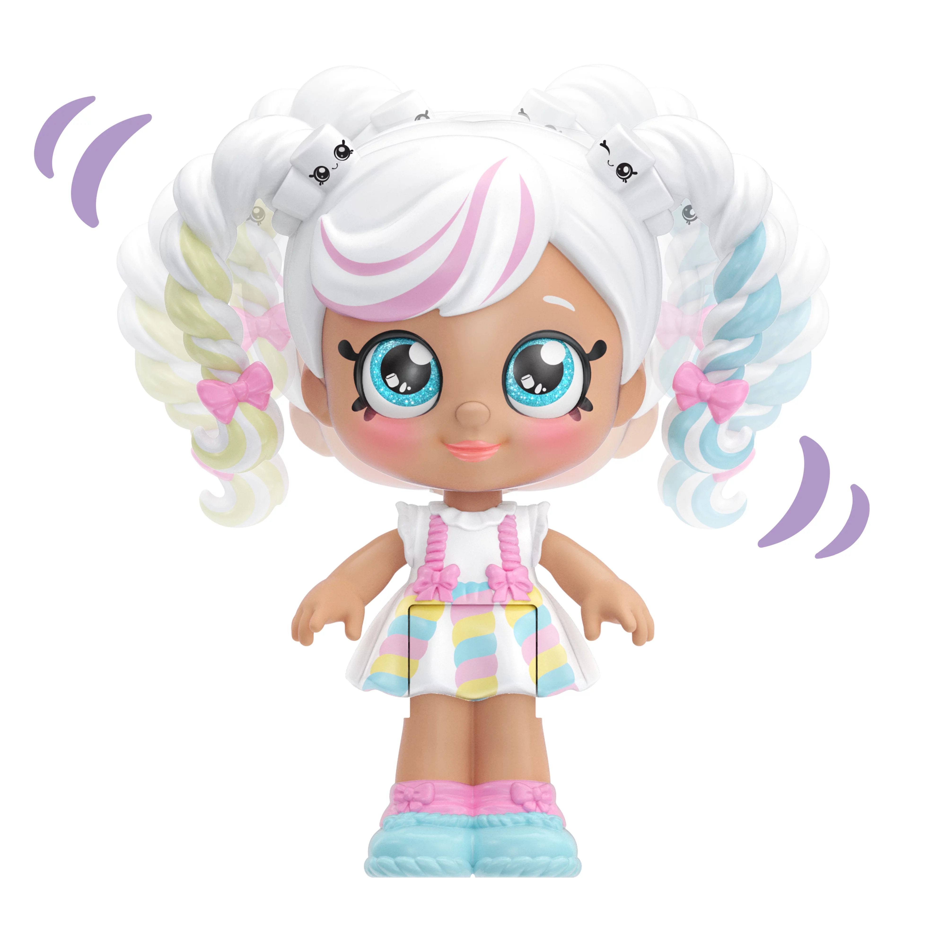 Kindi Kids Minis - Marsha Mello - Posable Bobble Head Figure 1pc