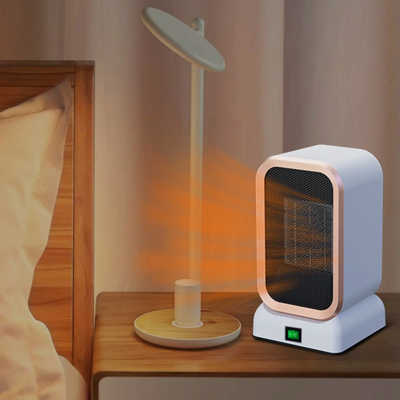 ILJNDTGBE Small Fireplace Heater Insert Personal Heater Winter High Efficiency Quick Heat Office Home Convenient Portable Mini Heater