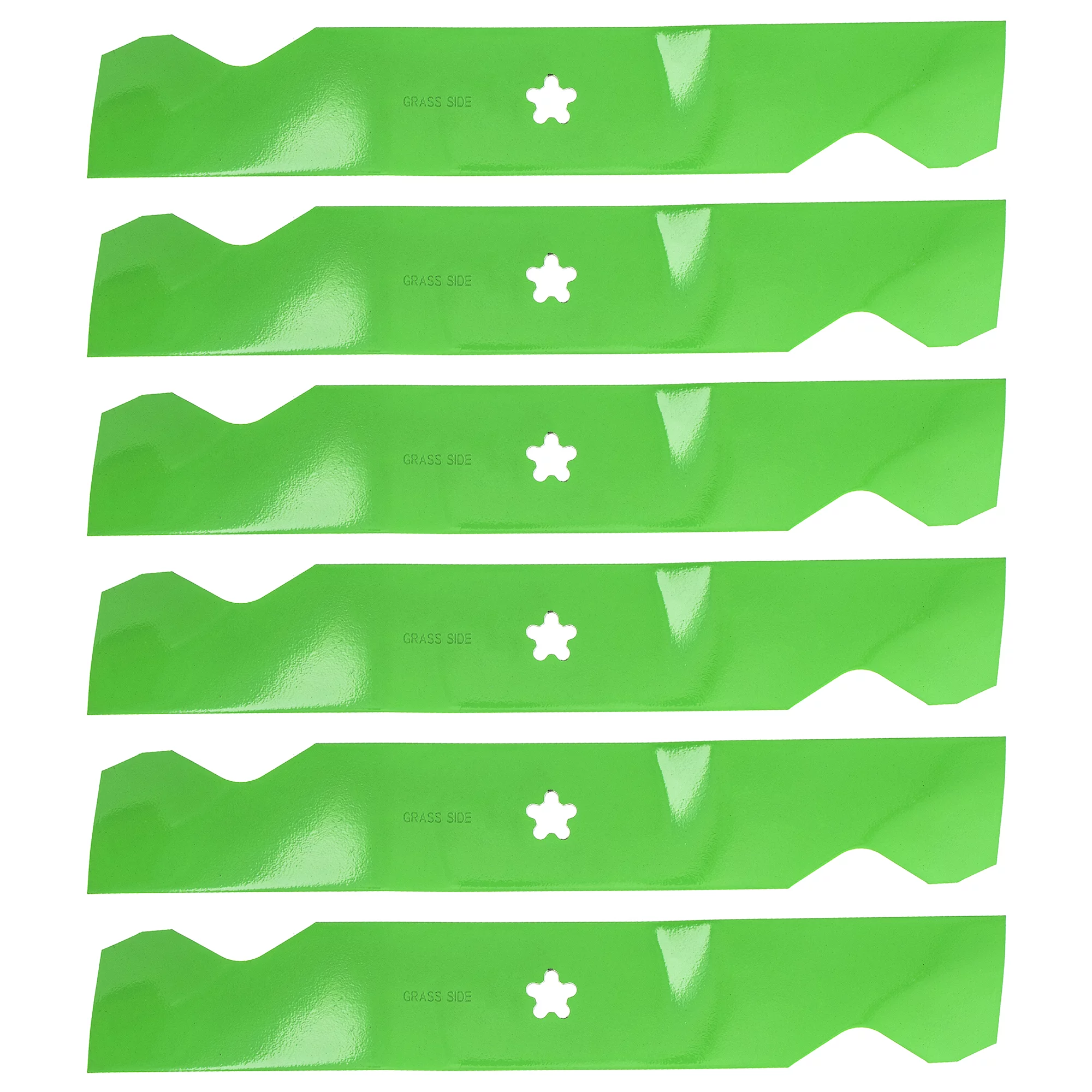 LawnRAZOR Medium Lift Blade Set for 54 inch Husqvarna 532187256 6 Pack 810-CBL2227D