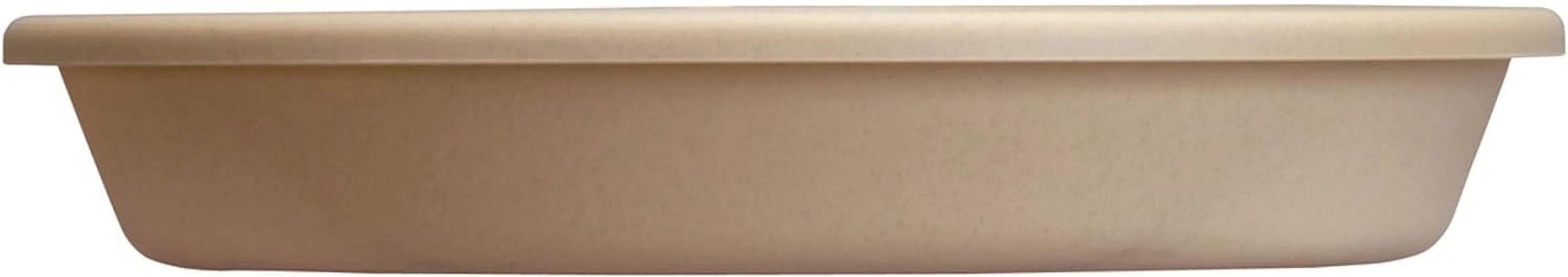 21 Inch Round Plastic Classic Plant Saucer - Indoor Outdoor Plant Trays For Pots - 21