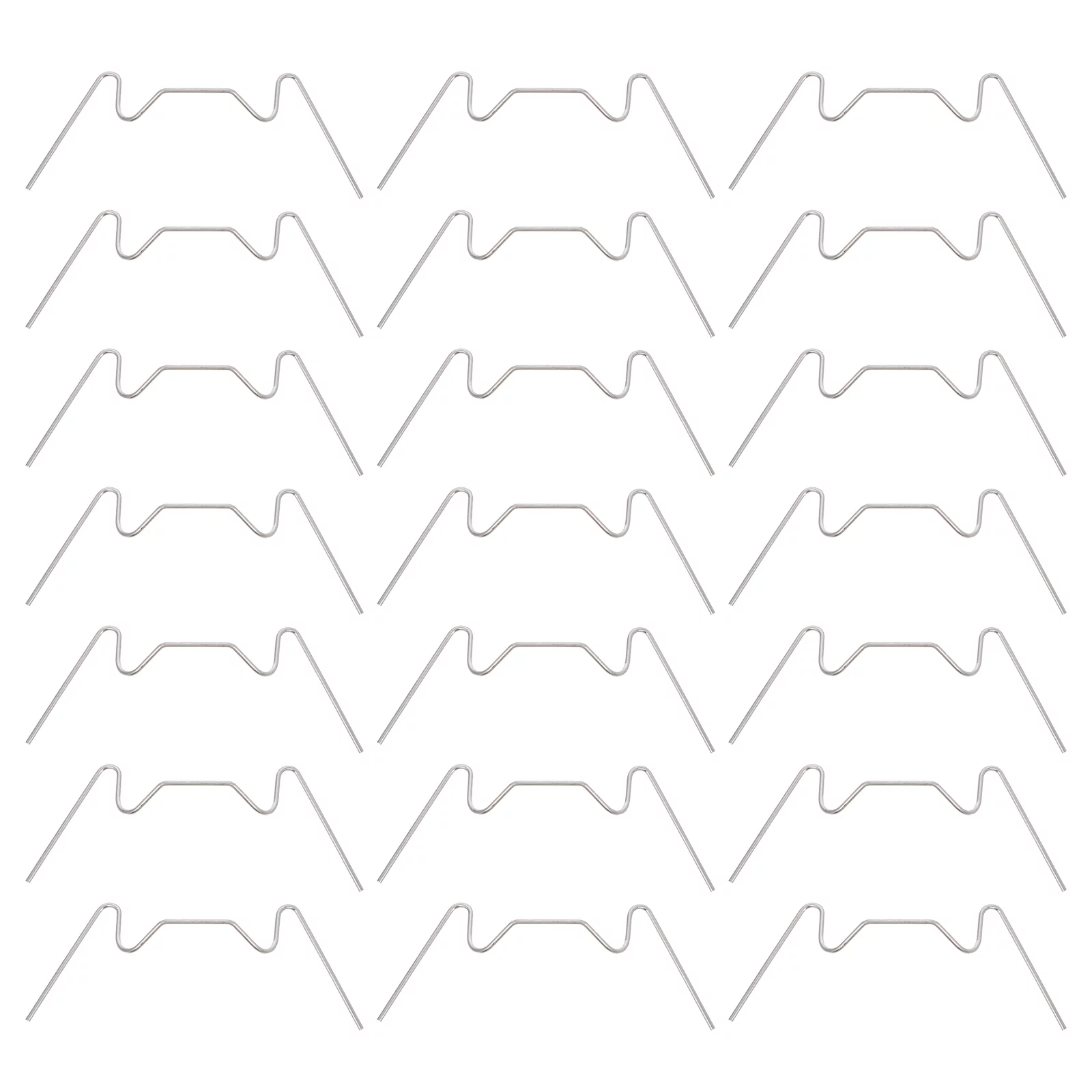 25pcs Stainless Steel Greenhouse W Glass Clamps Metal W Wire Glass Clips