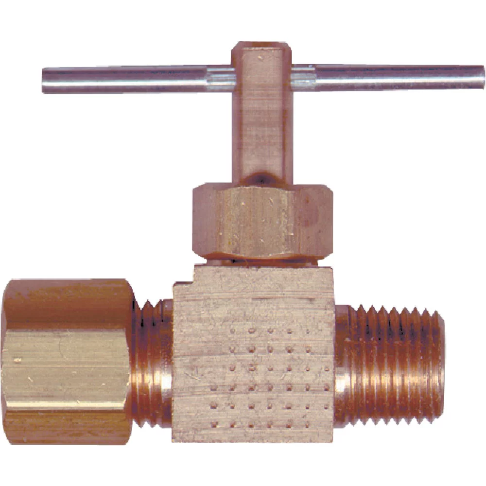 1 PK, Do it 455885-Do it 1/8 In. MIP x 1/4 In.OD Brass Straight Tap Valve