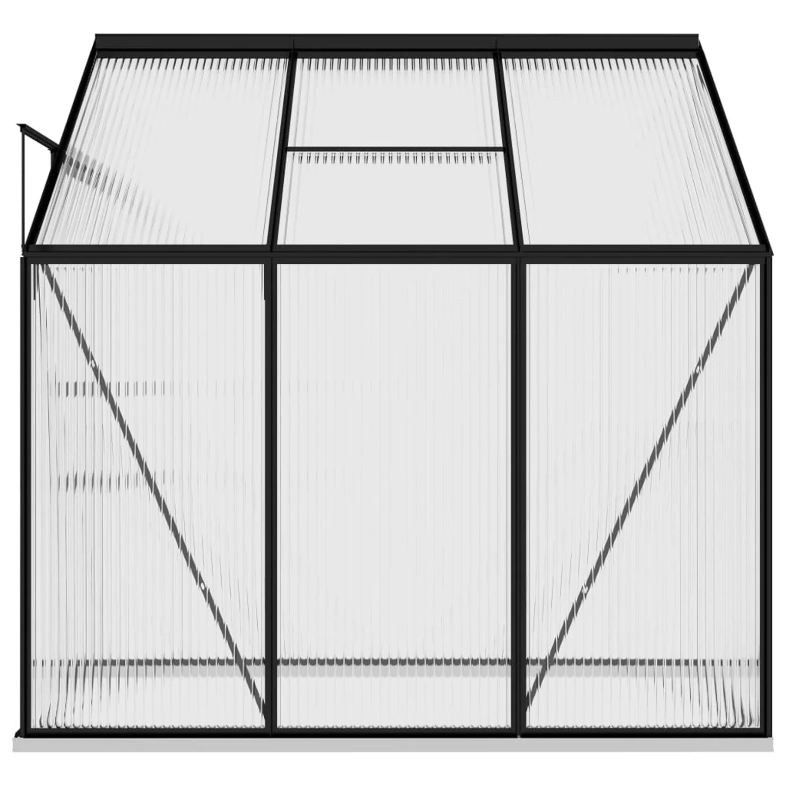 moobody Greenhouse Anthracite Aluminum 140.1 ft³