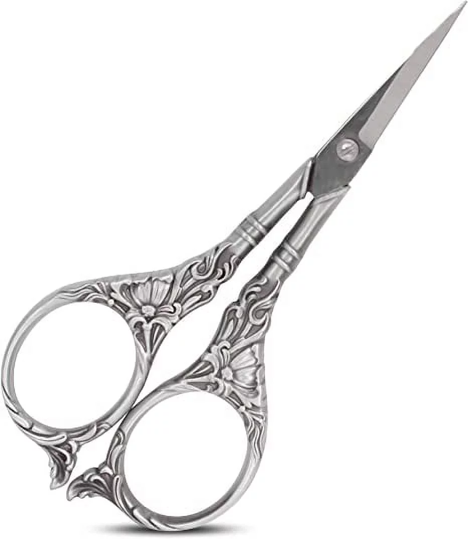 NAMZI Embroidery Sewing Scissors Stainless Steel for Cross Stitch Cutting Threading Needlework Handcraft Craft Art Work DIY Tool