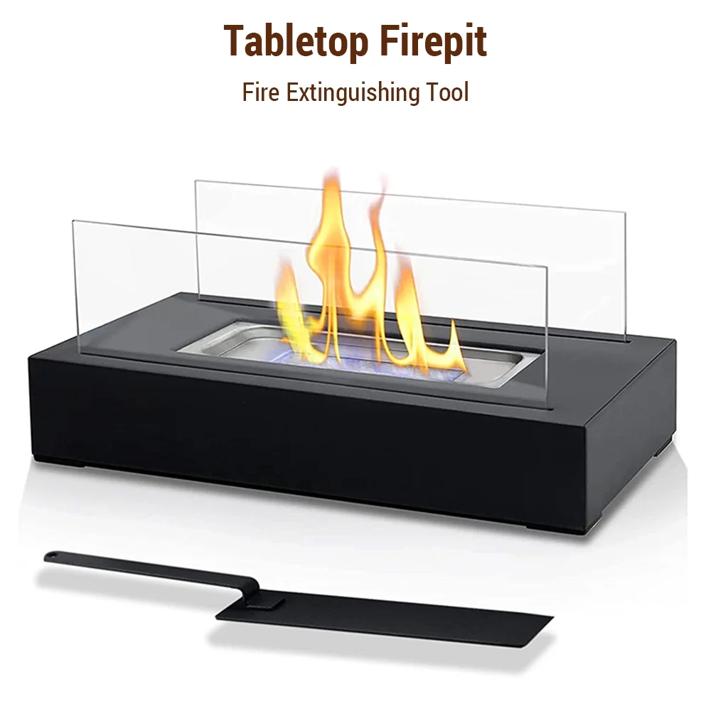 Tabletop Firepit,Flames Modern Indoor Ventless Portable Indoor With Flames Steel And Robust Fire Pit Indoor Fire Nebublu