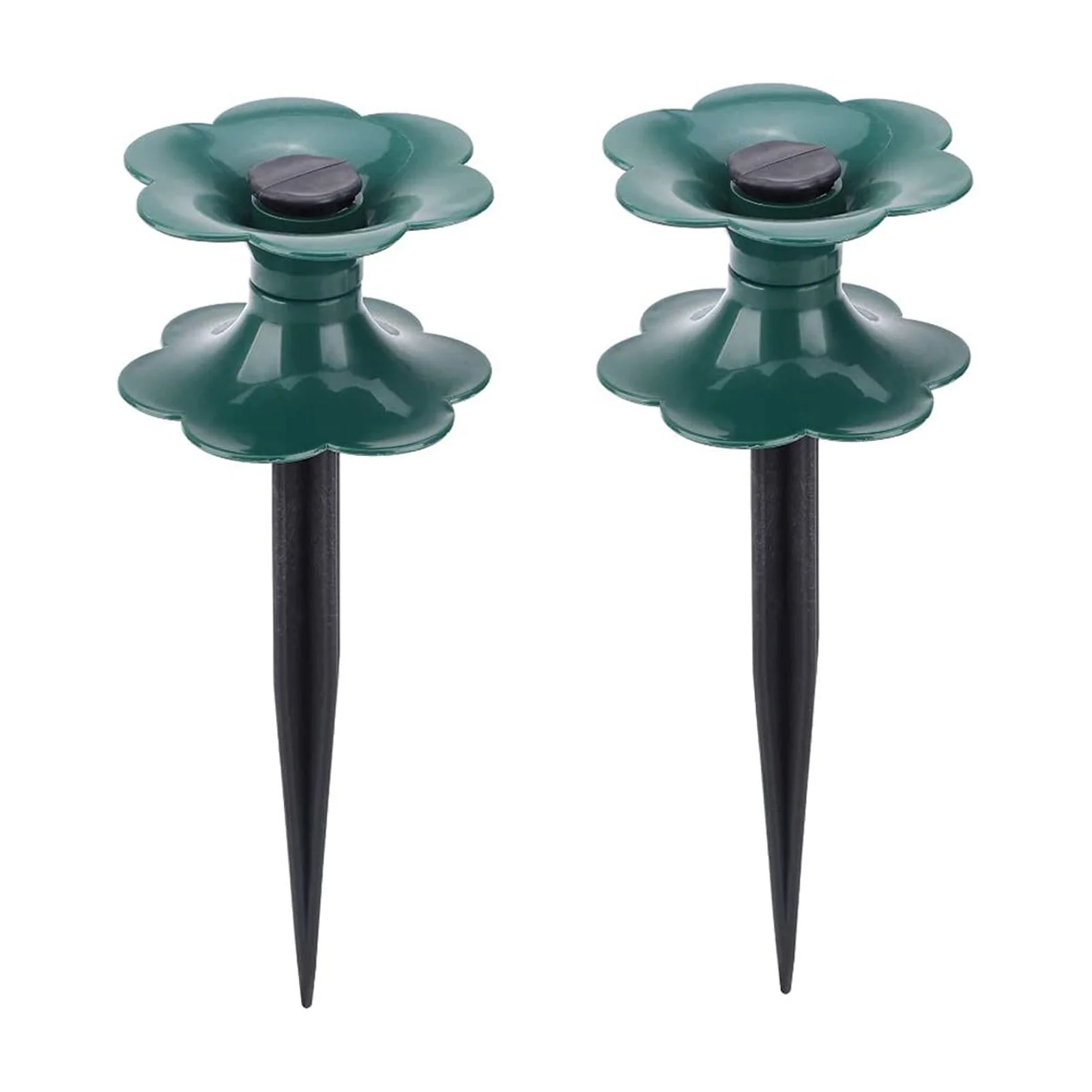 koolsoo 2xGarden Hose Guide Roller Pipe Guide Wheel for Outdoor Gardens Backyard