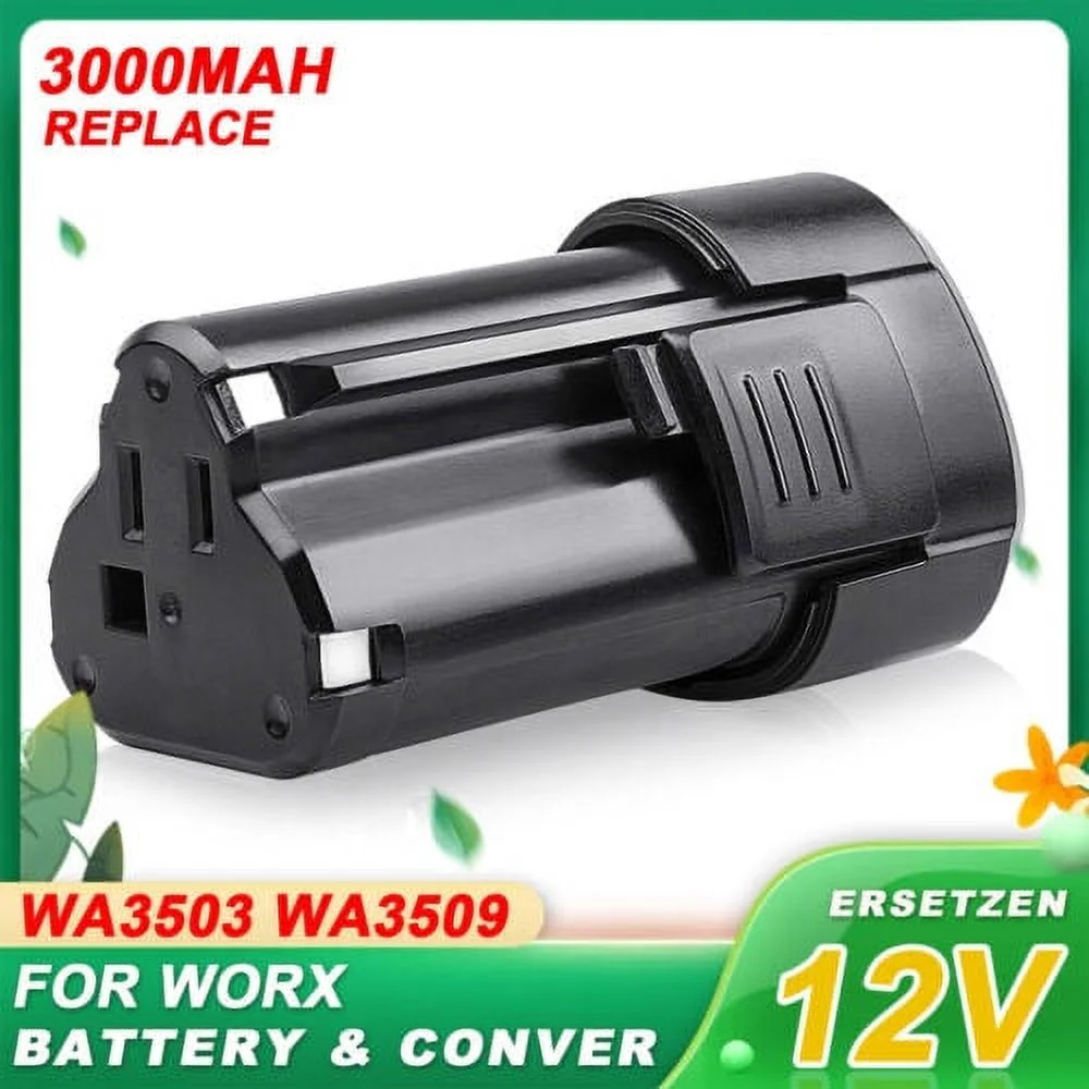 NEW 3000mAh 12V Battery for Worx WA3503 WA3504 WA3505 RK2514K2 WA3713