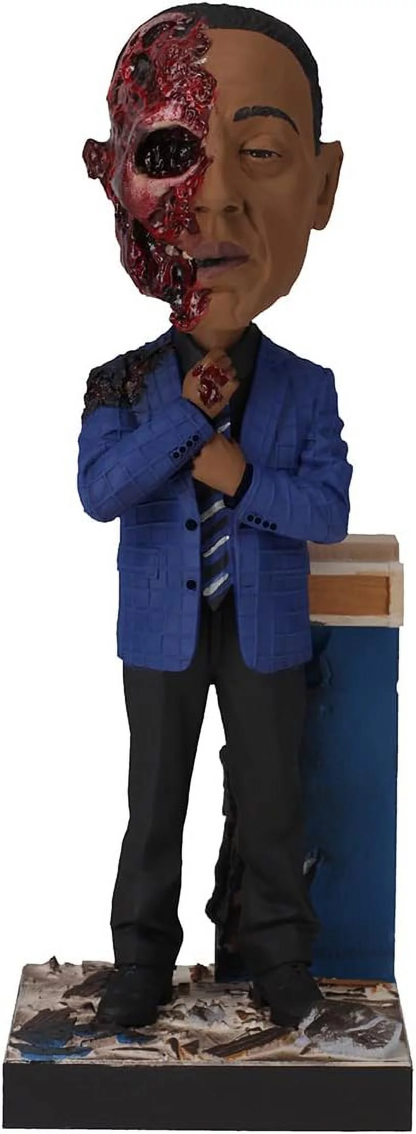 Breaking Bad Gus Fring Face Off Bobblehead Royal Bobbles 13260