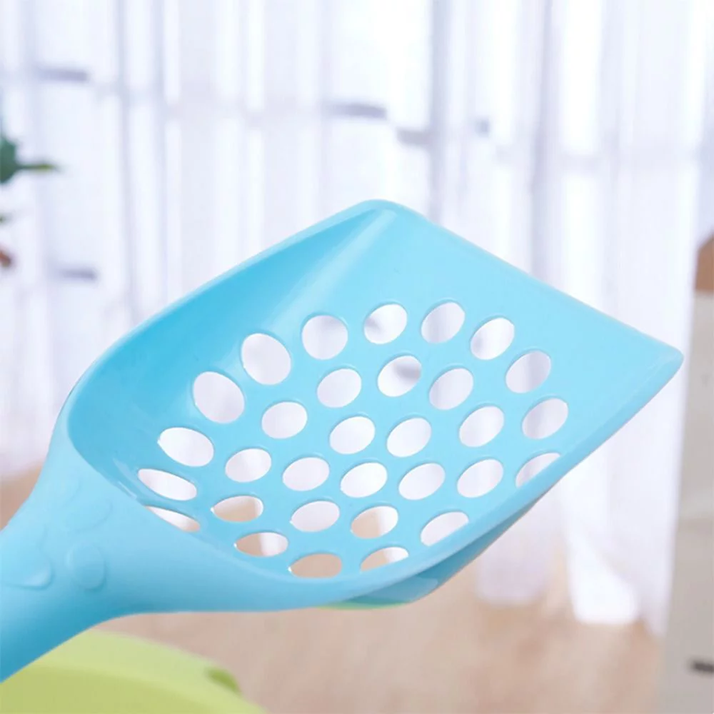 Durable Lightweight Hollow Style Easy to Clean Cat Litter Scoop Shovel Pet Care Sand Waste Scooper Plastic Cleaning Tool