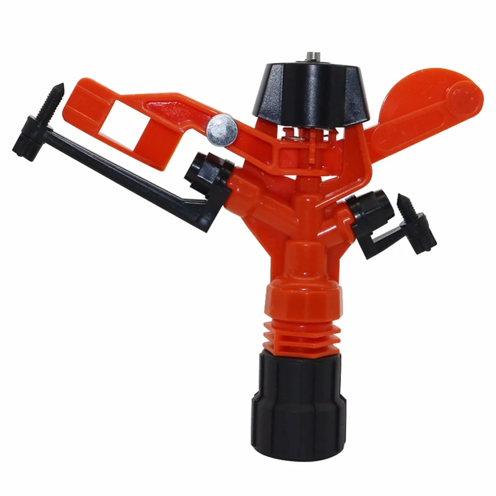 5 Pcs 1'' Female thread plastic Rotary double nozzle Water Saving Irrigation pressure nozzle misting system pump eductor