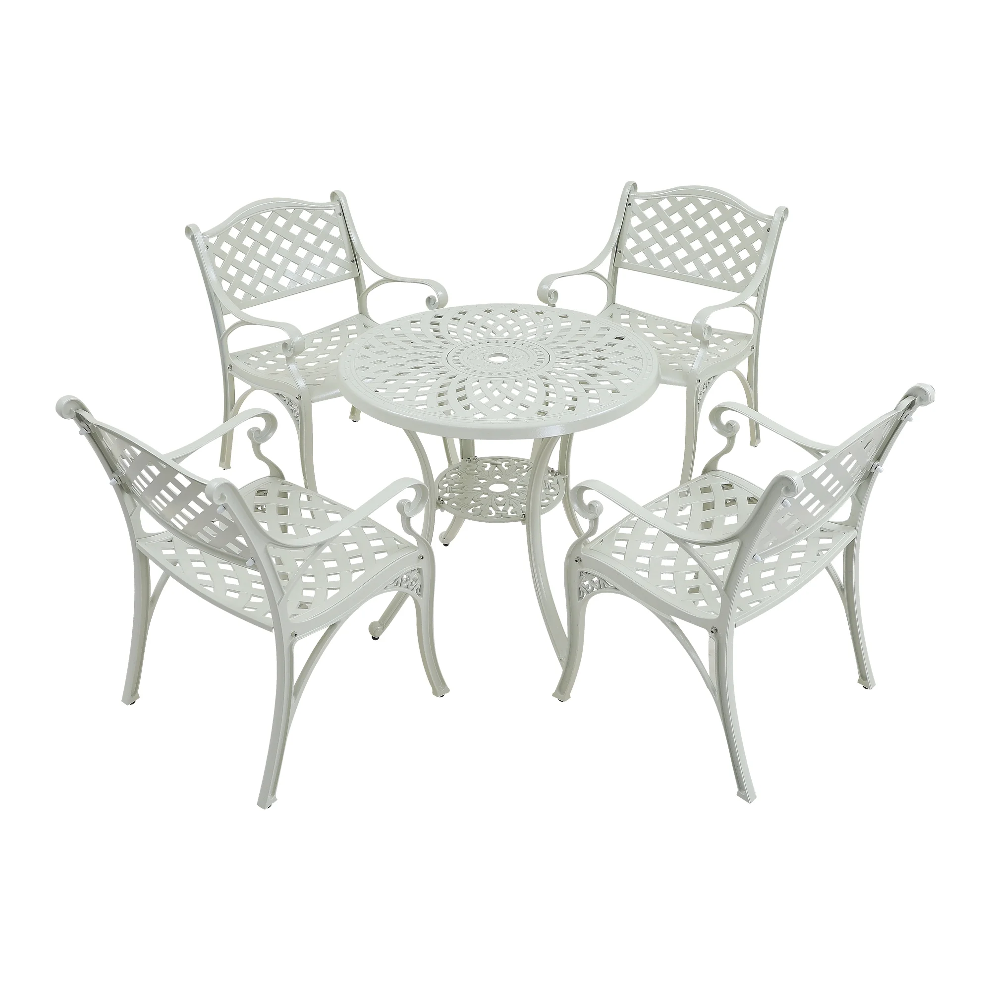 Mondawe Outdoor Aluminum Patio Furniture Bistro Set