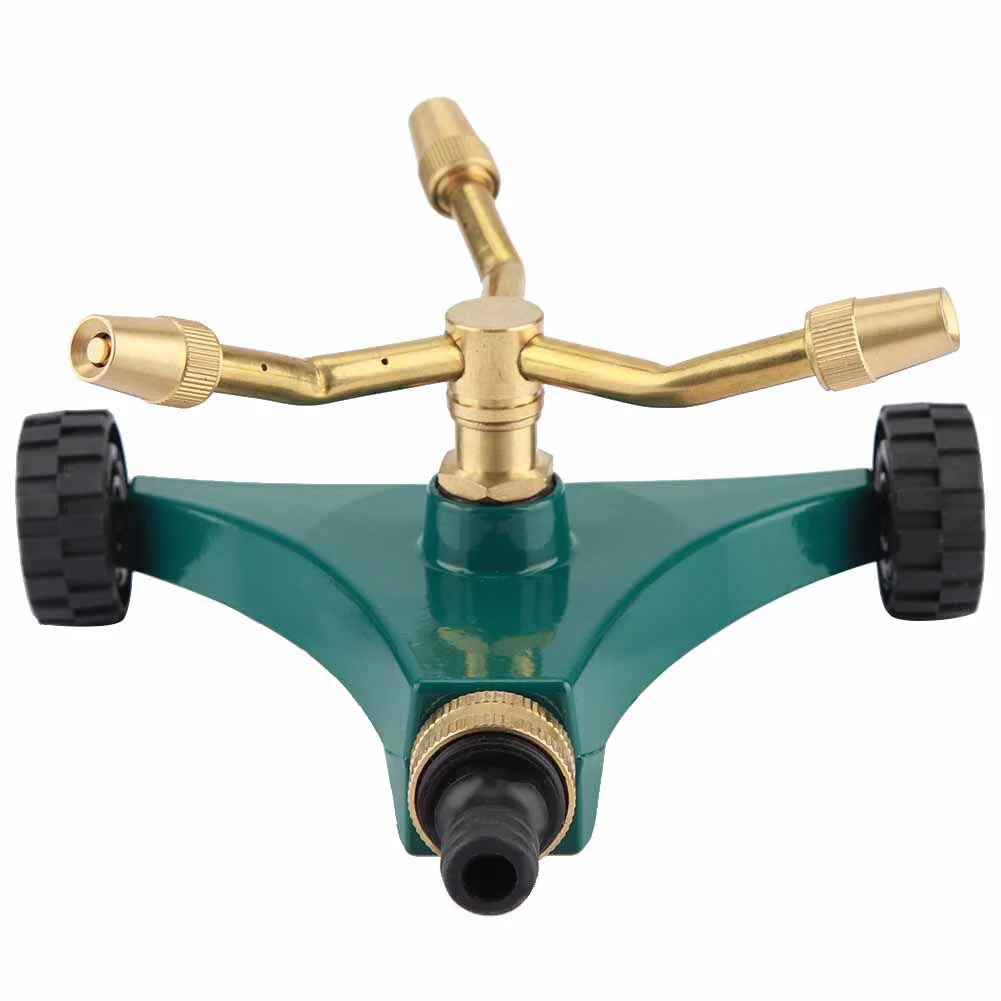 Heaveant Garden Sprinkler, Three Arms Lawn Sprinkler Rotating Garden Cooling Yard Watering Irrigation Tool