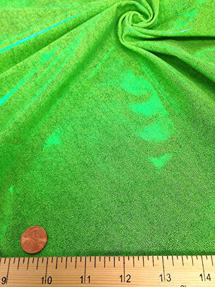 Finger 4-Way Stretch Heavy Nylon Spandex Fabric (Lime)