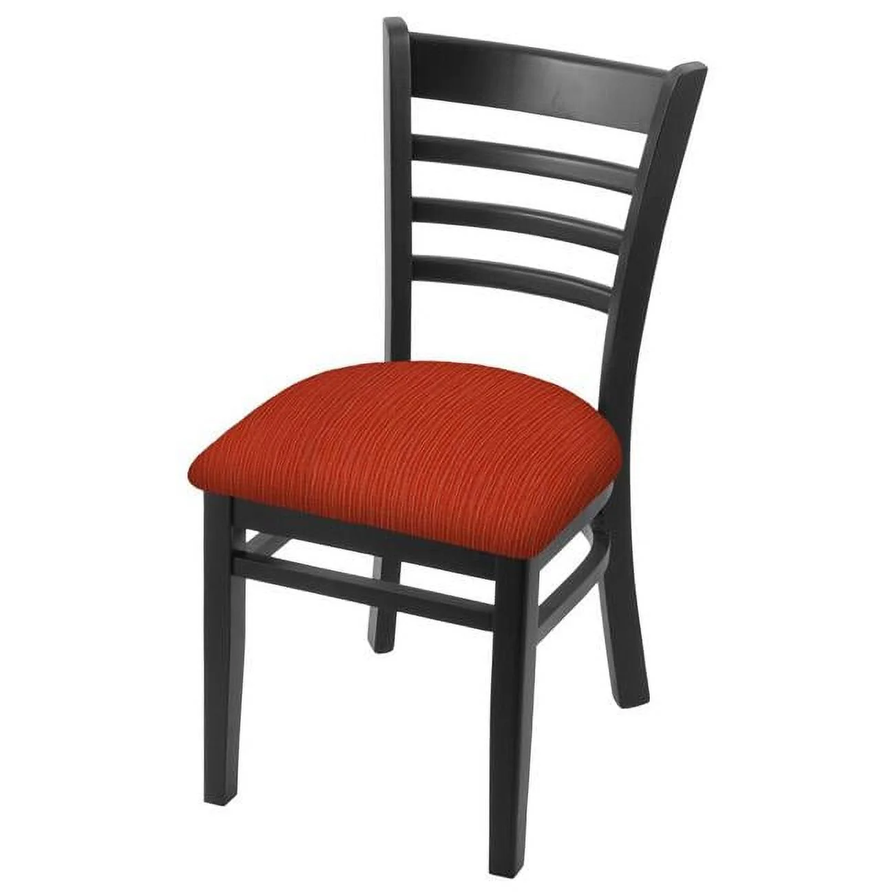 18 in. 3140 Series Chair, Black Finish with Graph Poppy Seat