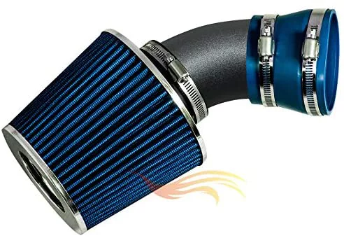 RW SERIES - MATTE BLACK PIPE BLUE - SHORT RAM INTAKE Compatible For 06-07 Chevy Malibu/PONTIAC G6 3.9L V6